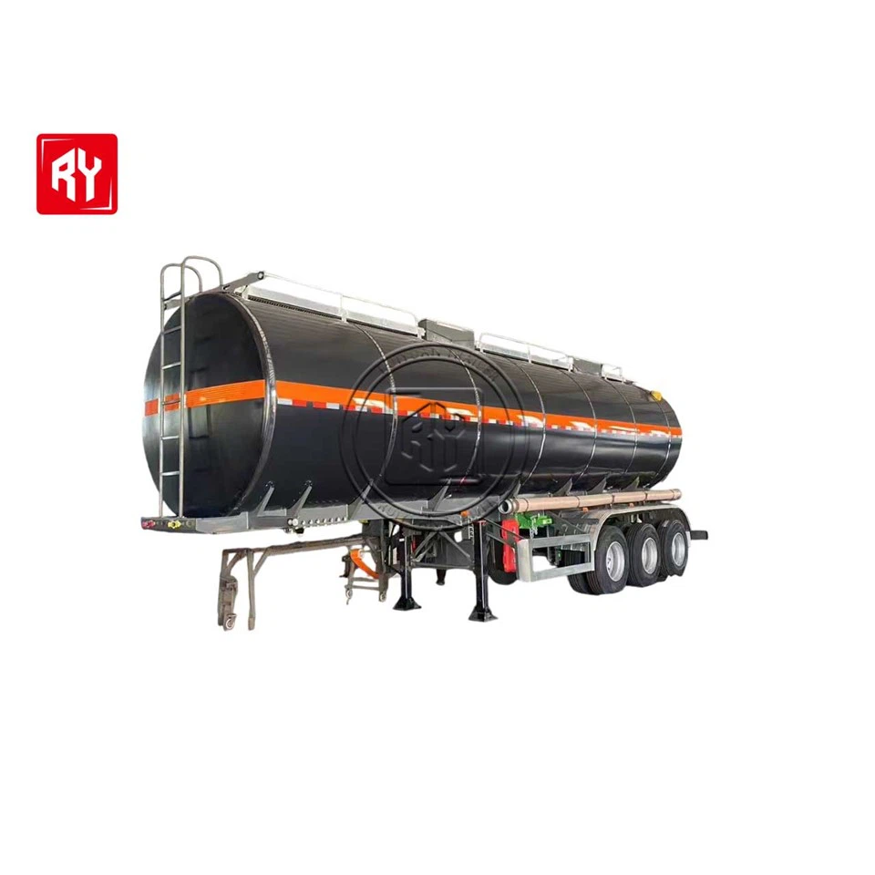3-Achsen-Asphalt-Tankanhänger zum Verkauf für heiße Asphaltöltransport