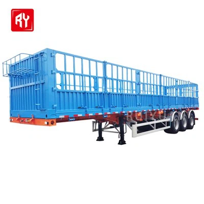 3 Achse 60 Tonnen Zaun Fracht -Halbanhänger